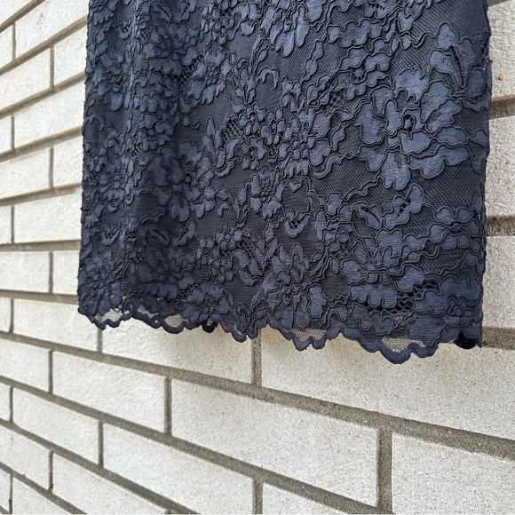 DVF Diane Von Furstenberg Ainsley Lace Sheath Dress Black - Picture 5 of 16